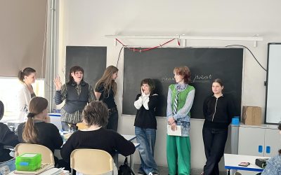 Skolēni dalās pieredzē par projektu un jauniešu iespējām ES