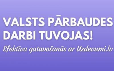Gatavošanās eksāmeniem 2026. gadā